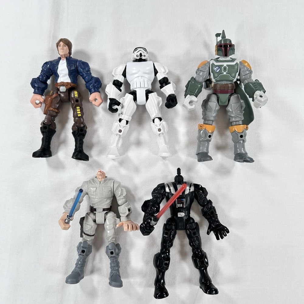 Star Wars 6" Hasbro Collection Luke Boba Fett Han Solo Storm Trooper Darth Vader